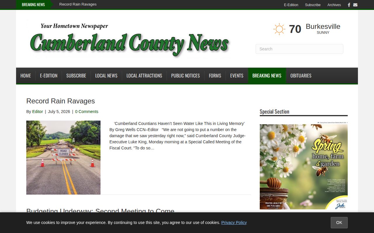 Cumberland County crime news local outlet index